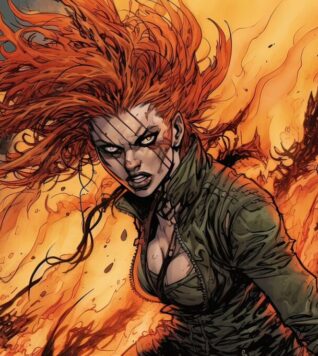 ai generated woman zombie flames 8216026 ai generated woman zombie flames 8216026