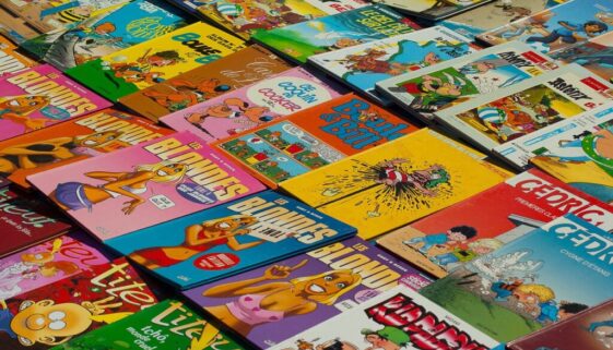 books albums comic flea market 1678014